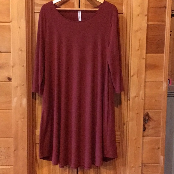 Zenana Outfitters Dresses & Skirts - Zenana Premium 3/4 Sleeve Swing Dress